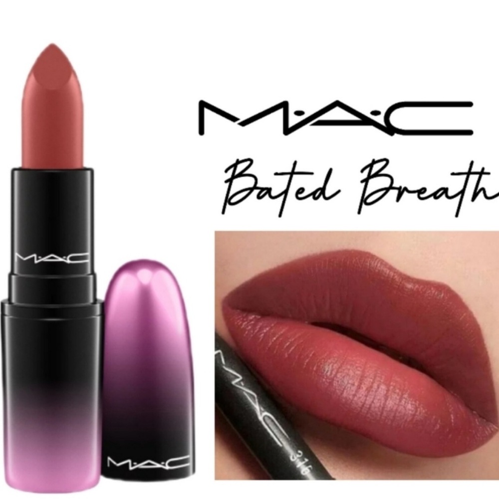 NEW 💄 MAC LOVE ME LIPSTICK “ BATED BREATH “